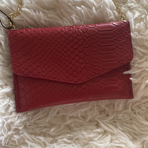 Mini cross body wallet/ coin purse with gold chain. Brand new. Never worn - Picture 2 of 4